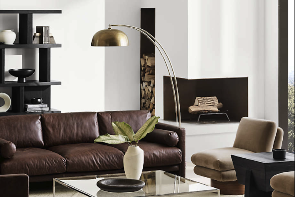 Modern Brass and Chrome Metal Floor Lamp: The Perfect Lighting Solution