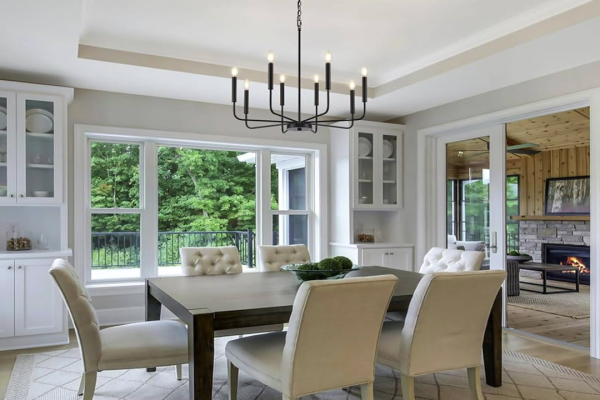 Enhance Your Dining Room with a Stunning Metal Chandelier