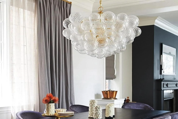 Illuminate Your Space with a Stunning Glass Ceiling Lamp