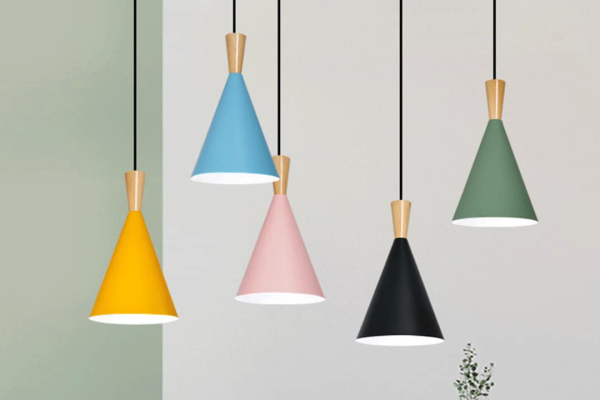 Rustic Elegance: Wooden Macaron Chandelier