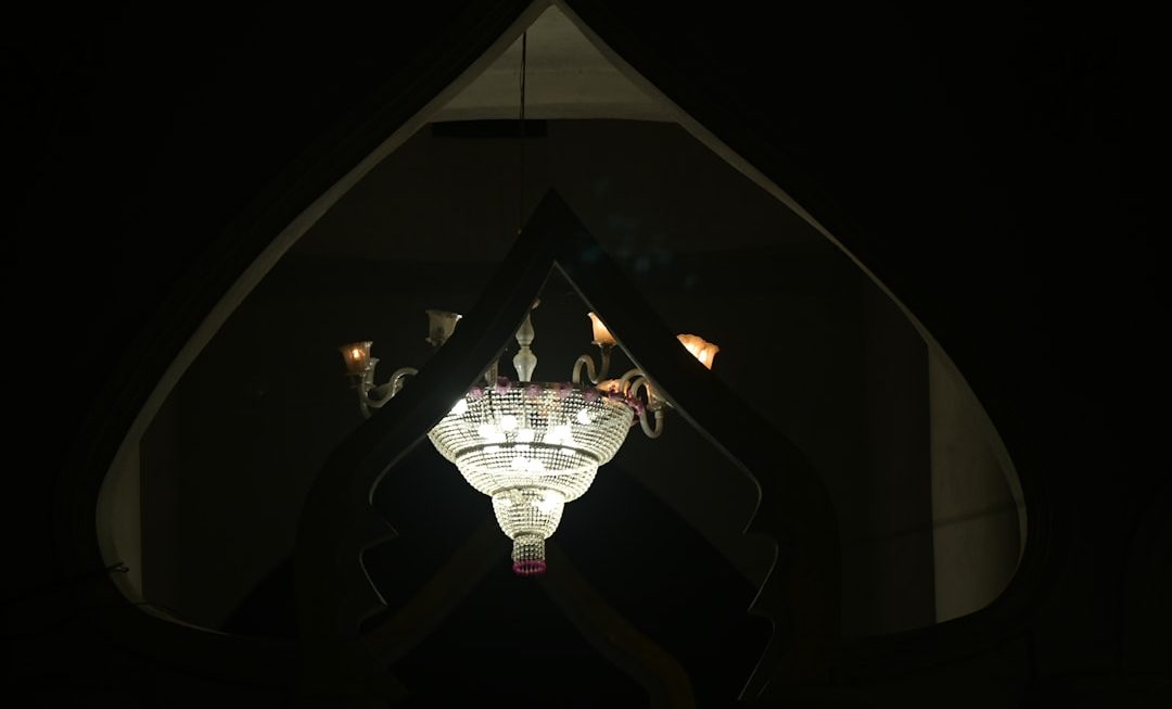 Photo crystal ceiling light