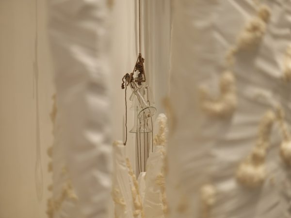 Elegant Silk Pleated Chandelier: A Timeless Lighting Statement