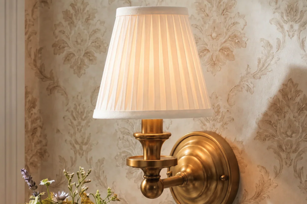 Enhance Your Living Room with a Parisian Brass Wall Sconce
